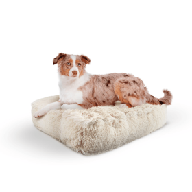 Rectangle Bed (Color: Blondie, size: MD - 32" x 36")