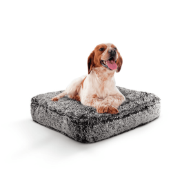 Rectangle Bed (Color: Midnight Frost, size: MD - 32" x 36")