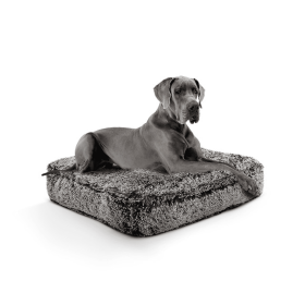 Rectangle Bed (Color: Midnight Frost, size: XL - 56" x 41")