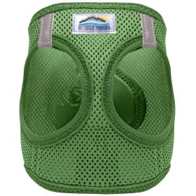 American River Solid Ultra Choke Free Dog Harness (Color: Dark Forest Green, size: XX-Small)