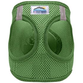 American River Solid Ultra Choke Free Dog Harness (Color: Dark Forest Green, size: 3X-Large)