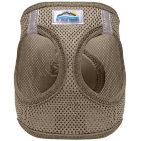 American River Solid Ultra Choke Free Dog Harness (Color: Fossil Brown, size: 3X-Large)