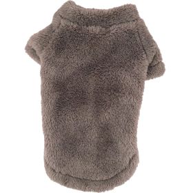 Soft Plush Pullover (Color: Soft Brown, size: 2X-Large)